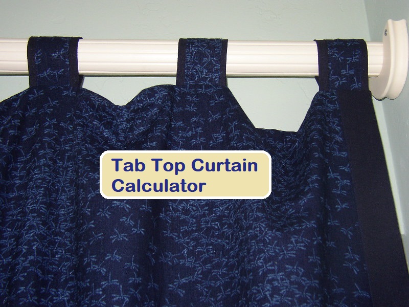 Tab Top Curtain Calculator