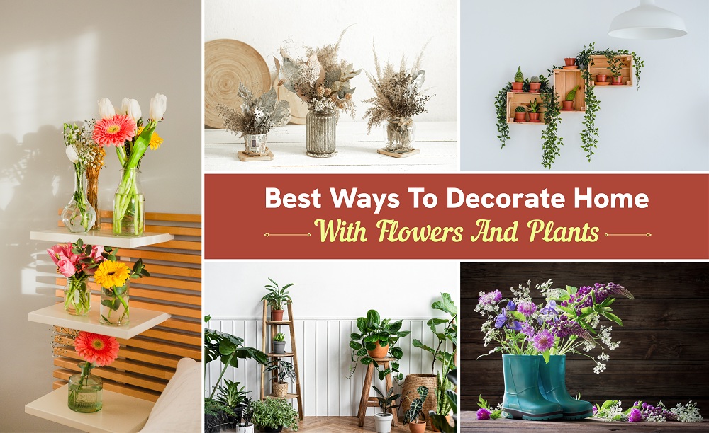 Best Ways To Decorate Home With Flowers And Plants