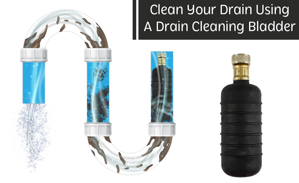 Clean your Drain Using a Drain Cleaning Bladder