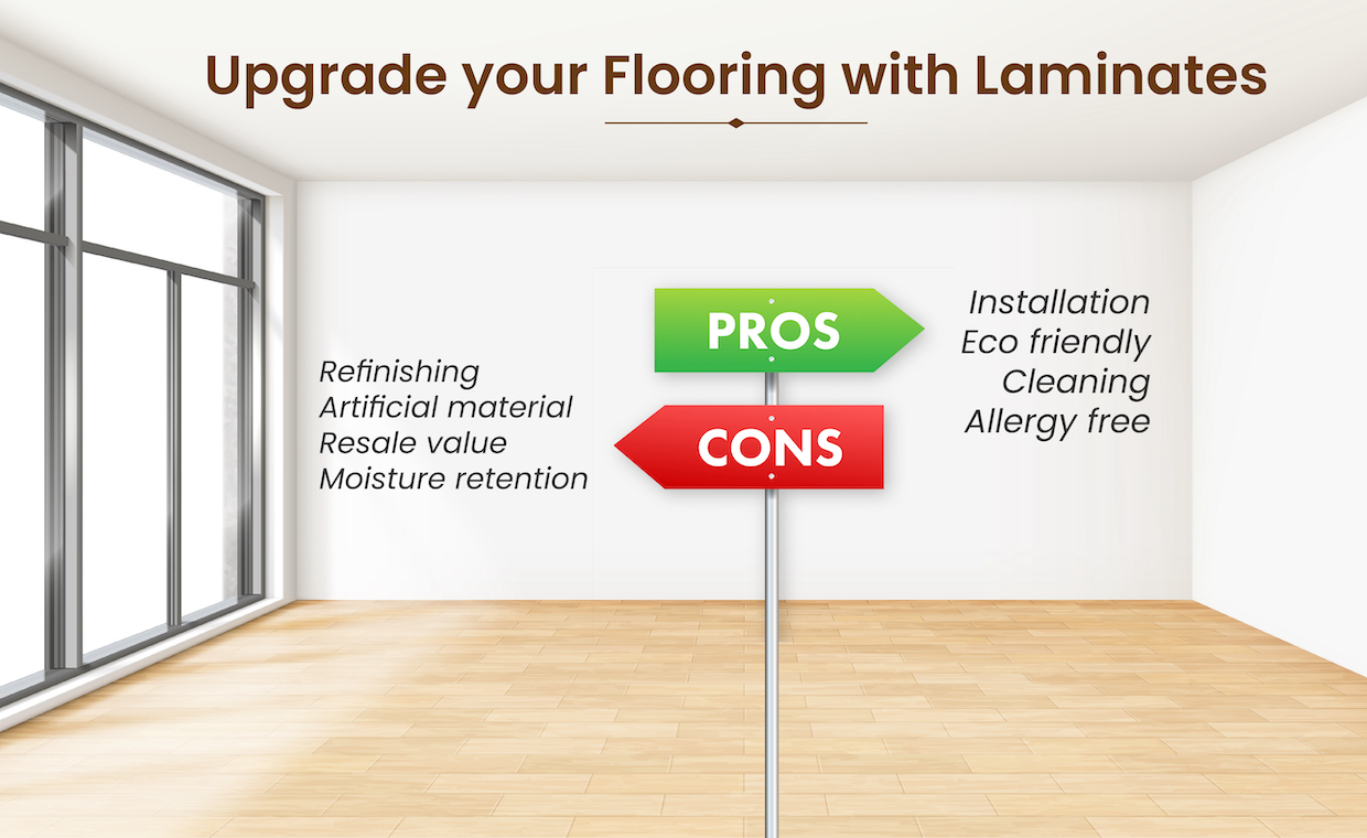 Exploring pros and cons of laminate flooring
