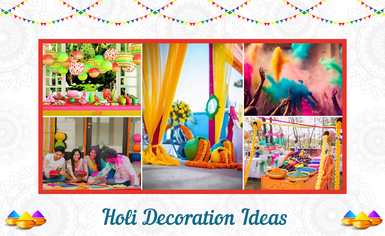 Holi Decoration Ideas