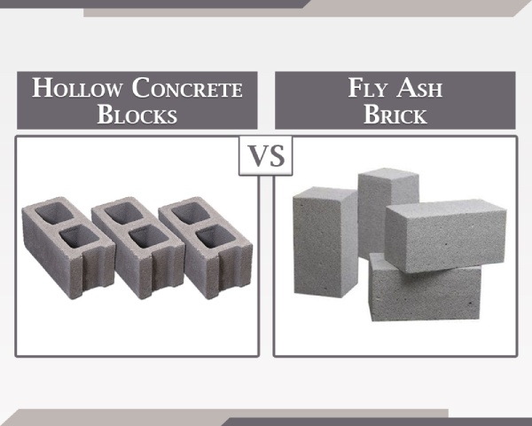 Hollow Concrete Blocks Vs Fly Ash Bricks