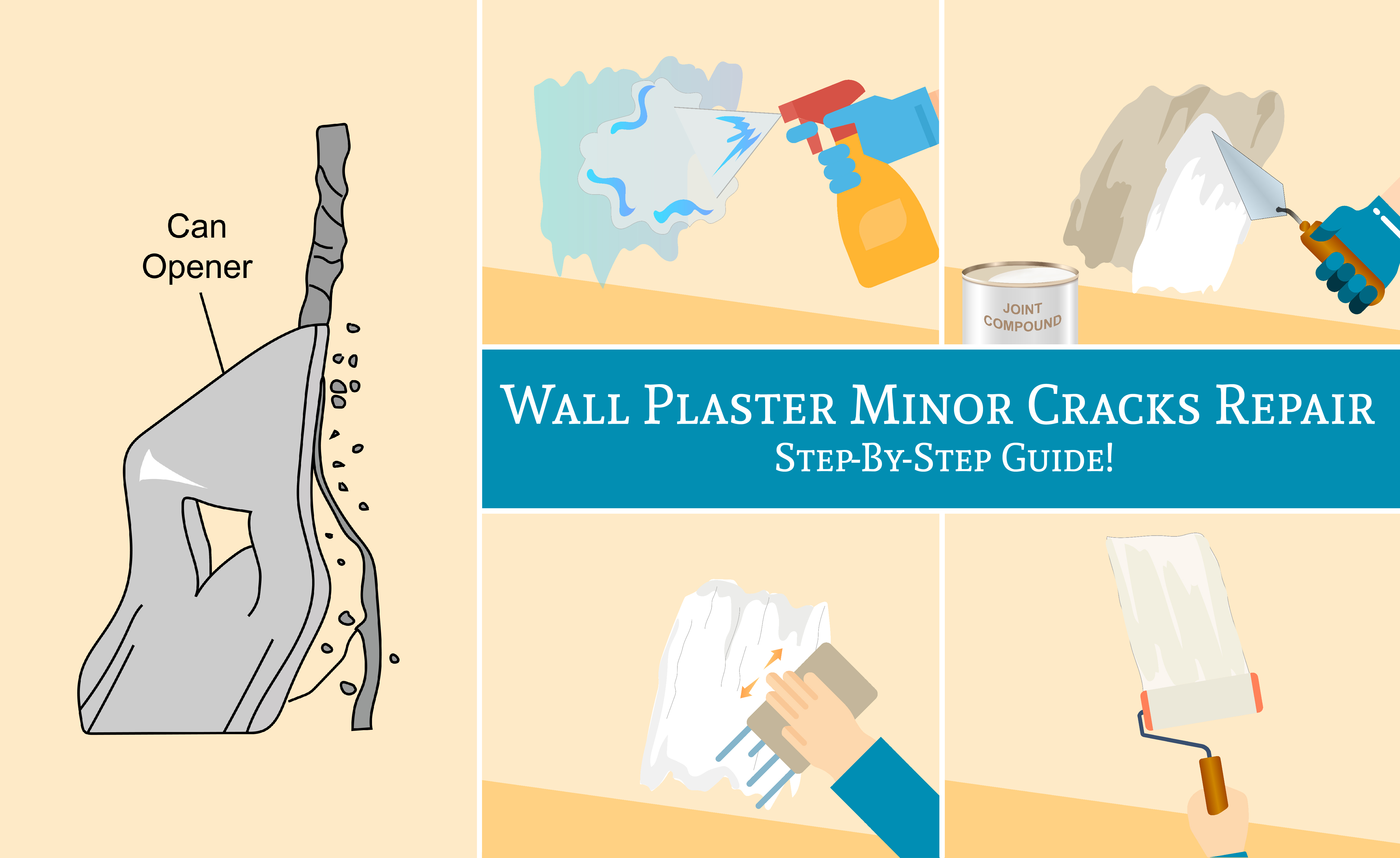 How to Fix Cracks in Plaster Walls