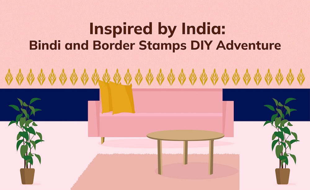 Inspired by India: Bindi and Border Stamps DIY Adventure