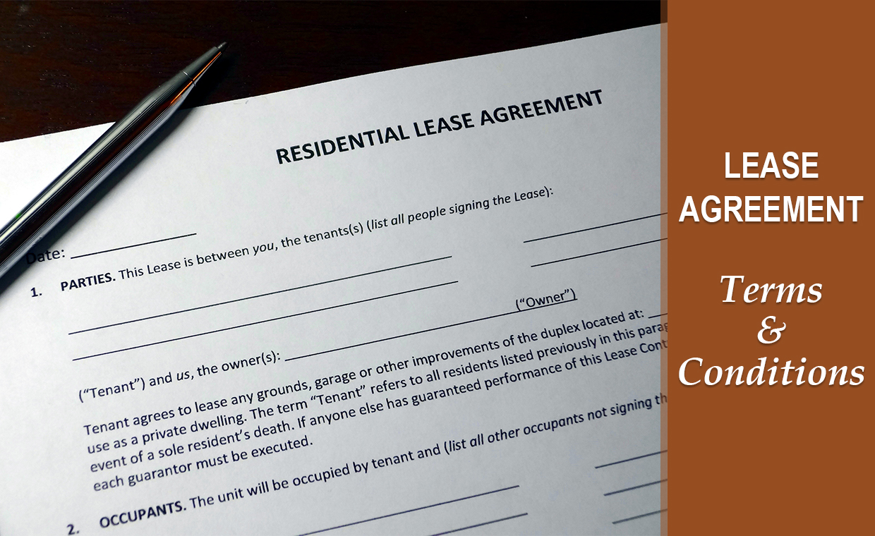 Lease Agreement Terms & Condition