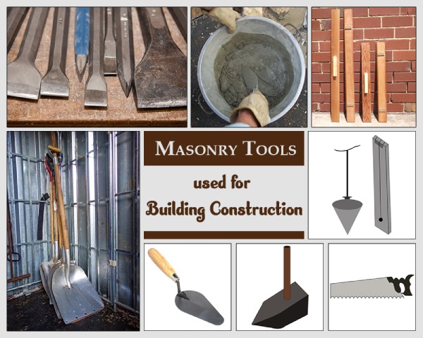 Masonry Tools used in Construction