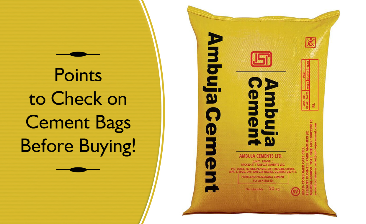 Points to Check on Cement Bags Before Buying!