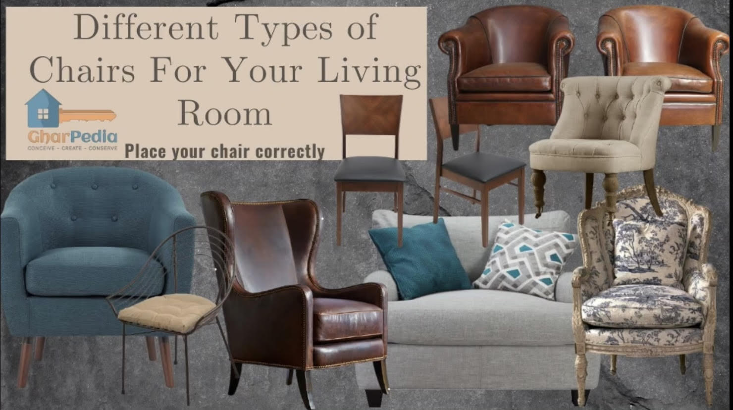 Popular Types of Living Room Chairs!