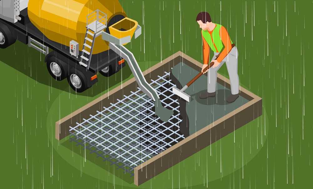 Rain During Concreting or Initial Setting Time