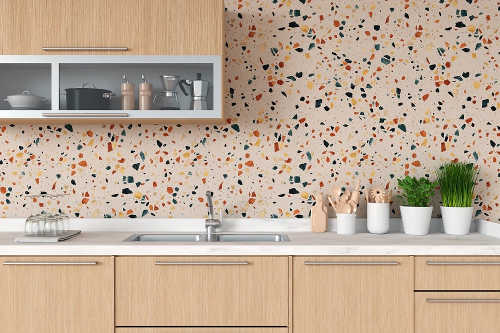 Terrazzo Patterns for Kitchen Wall Tiles