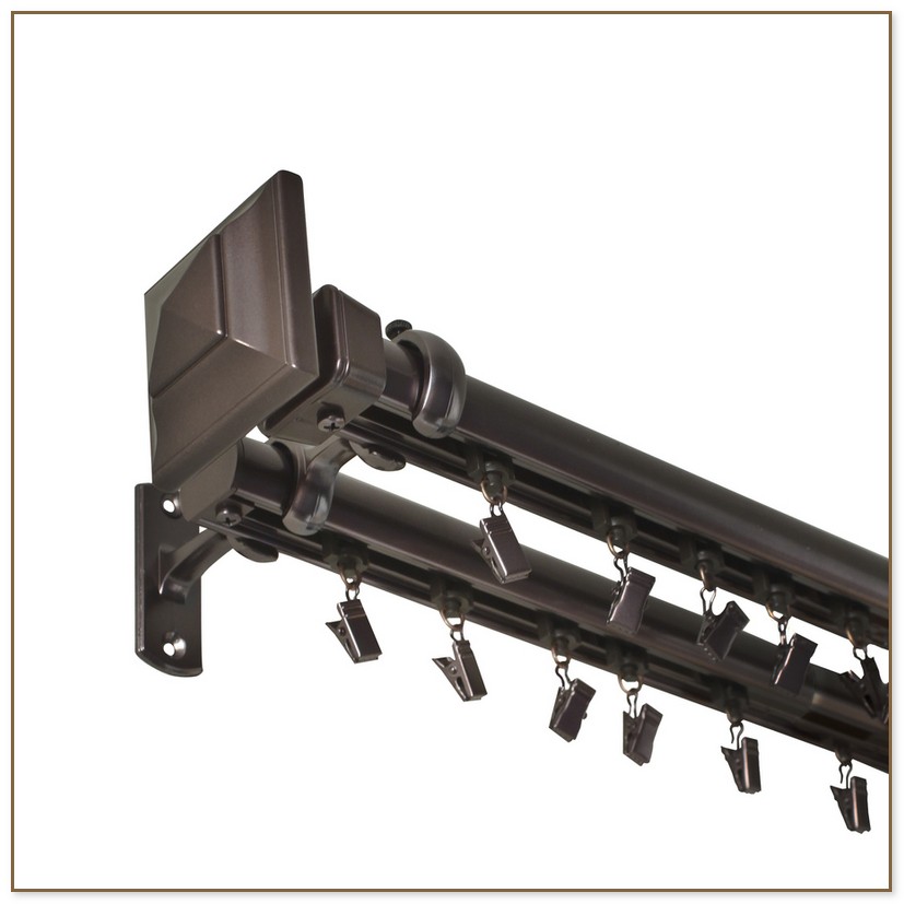 Two-way traverse Curtain rod