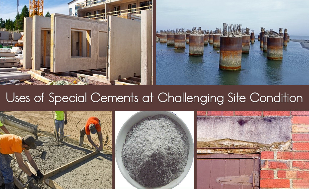 Uses of Special Cements at Challenging Site Condition
