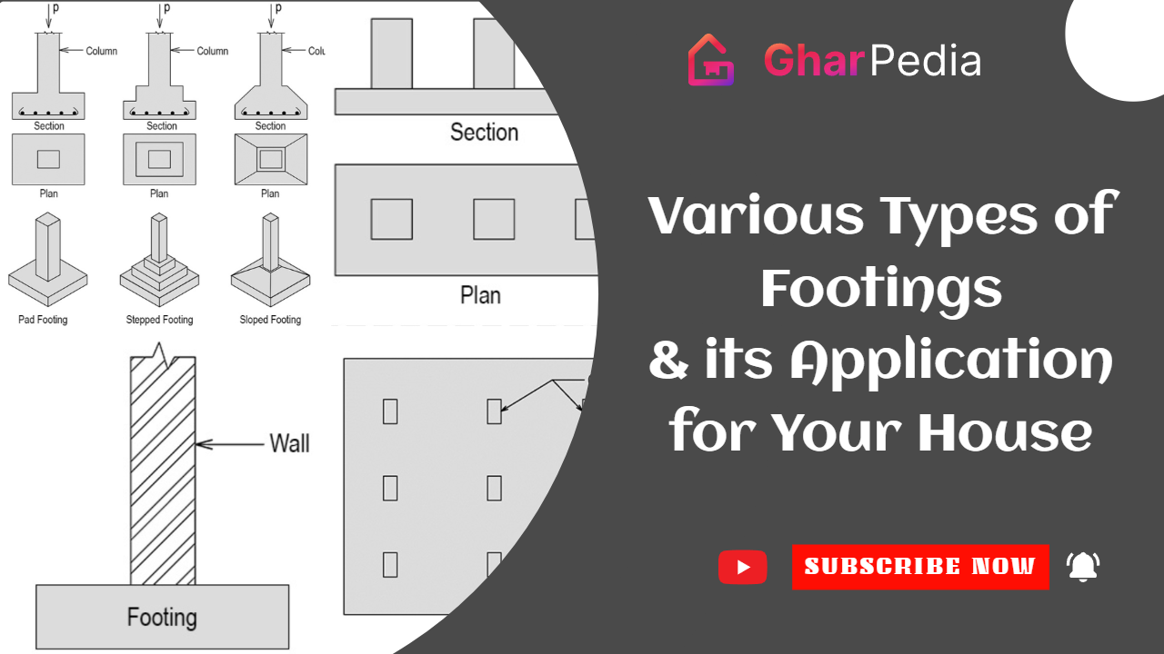 Various Types of Footings & its Application