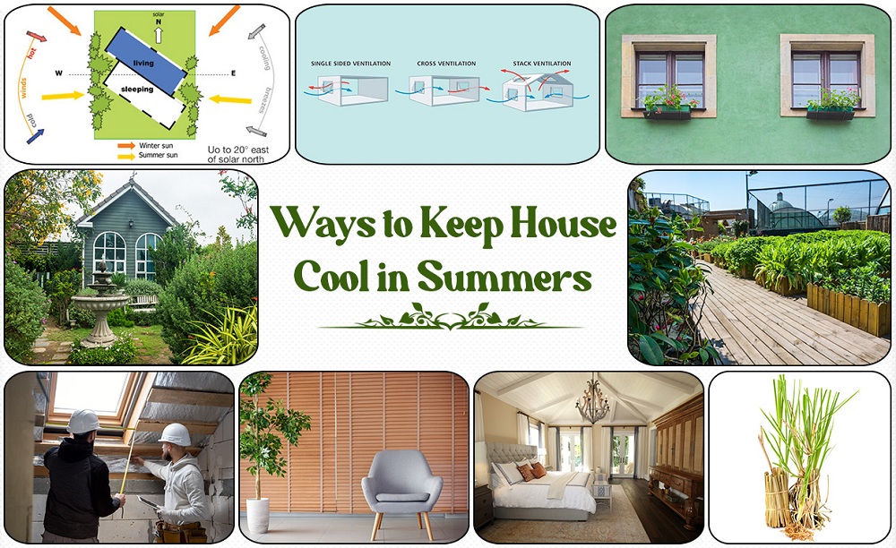 Ways to keep house cool without ac in summers